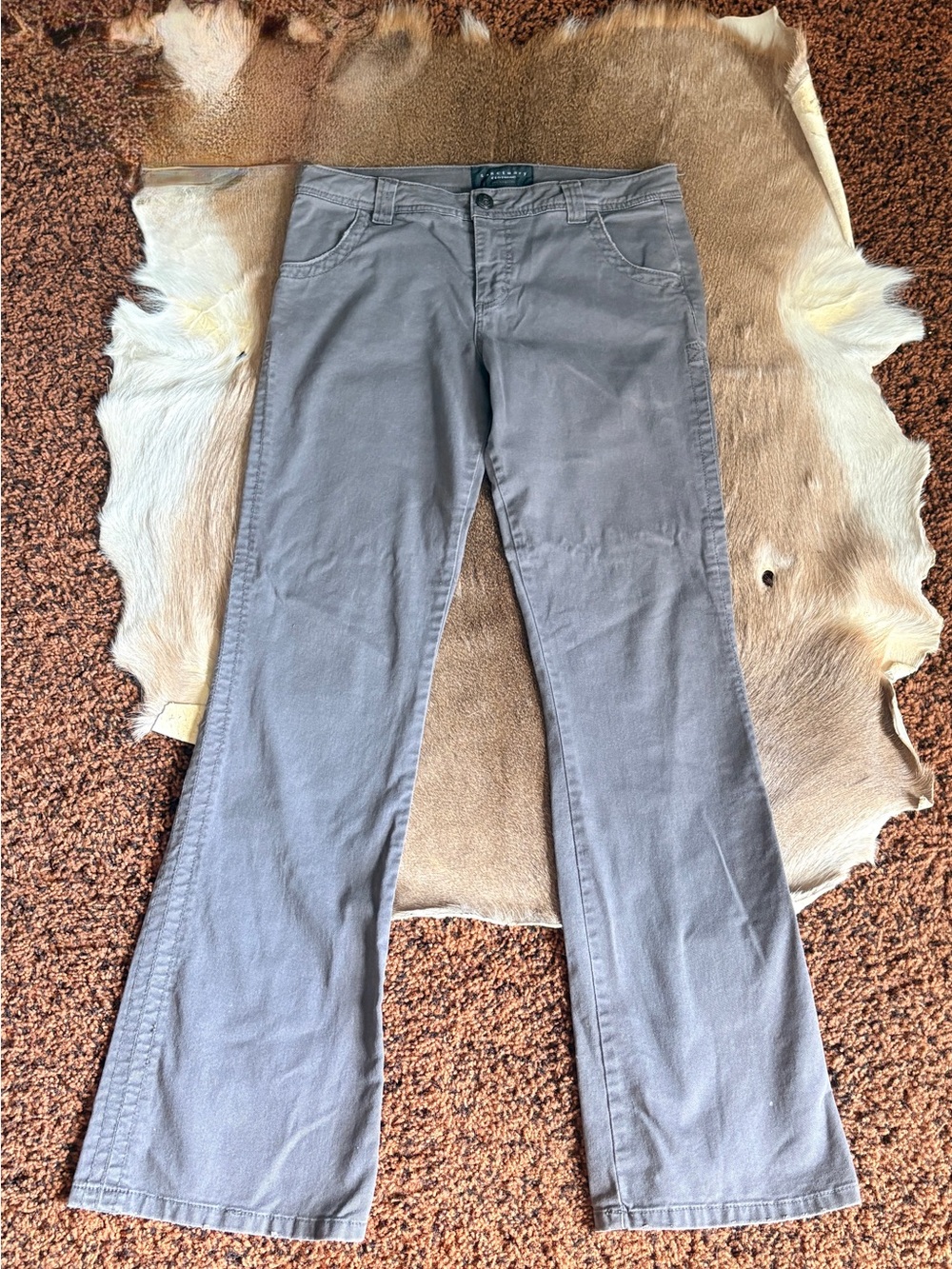 Sanctuary Gray Flare Stretch Flare Denim Jeans Size 28 Style P363